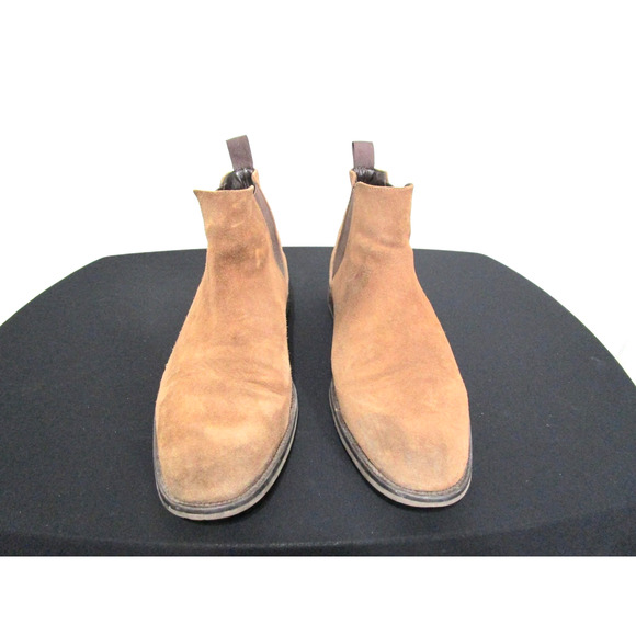 Flag Ltd. Brown Suede Pull On Chelsea Boots Men Sz 10 M - Picture 2 of 12